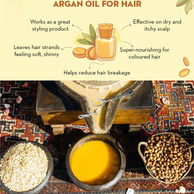 Argan oil for Strong Healthy Locks Protect and Nourish Your Thriving Roots Non-Greasy