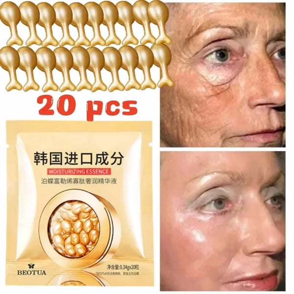 20/50Pcs Hyaluronic Acid Capsules Serum Remove Face Fine Line Anti-wrinkle