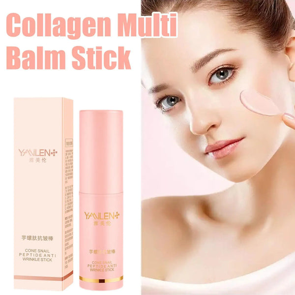 Collagen Boosting Moisture Balm Stick,Collagen Moisturizer Face Primer