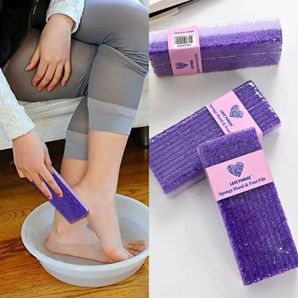 1pc Hard Dead Skin Portable PU Scrub Pumice Grinding Stone Foot