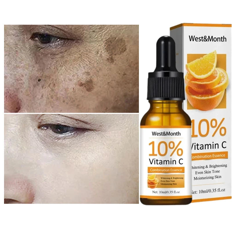 Vitamin C Serum Face Whitening Facial Serum Hyaluronic Acid Remove Dark Spot